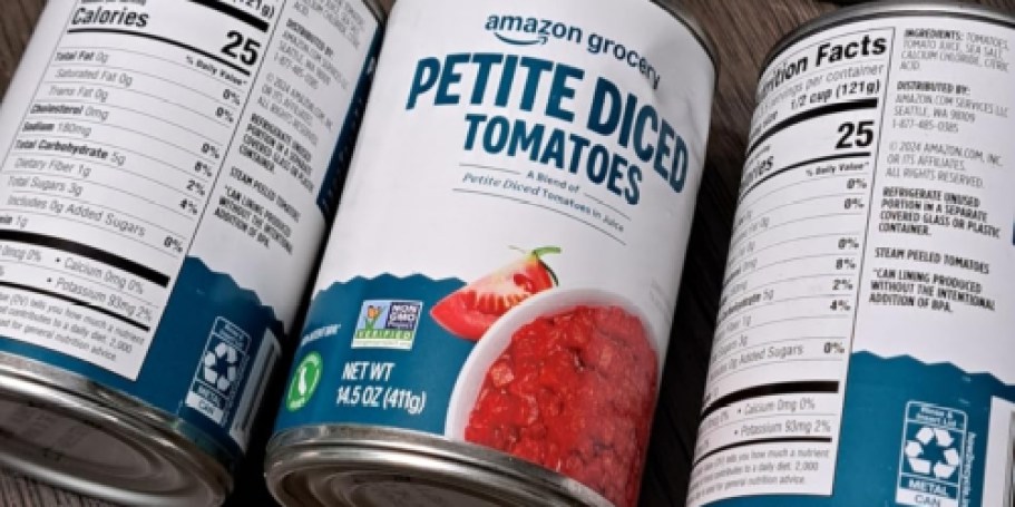 Amazon Grocery Canned Vegetables from 64¢ Shipped