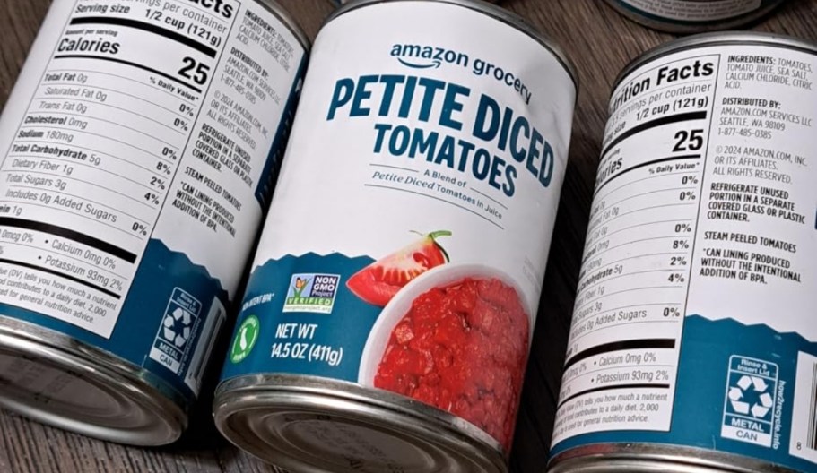 Amazon Grocery Canned Vegetables from 64¢ Shipped