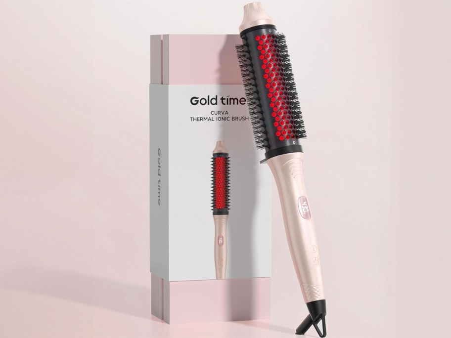 pink ionic brush with box