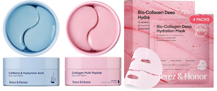 under eye patch jars and korean face masks 