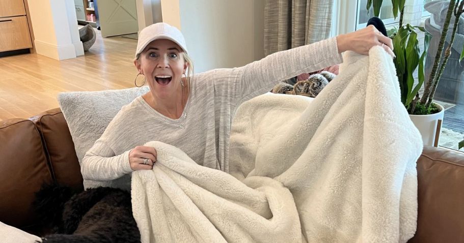 EXTRA 50% Off Off Team-Fave Anthropologie Faux Fur Throw Blankets