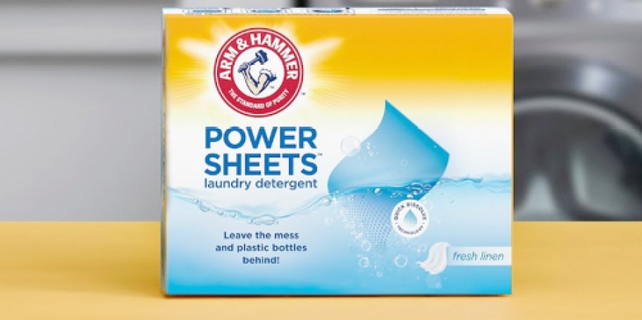Arm & Hammer Power Sheets Laundry Detergent 210-Count Only $24 Shipped (Reg. $63)