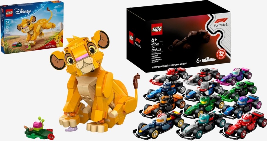 lego baby simba and the f1 mystery box