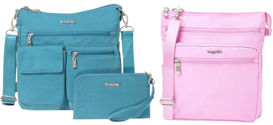 two different baggallini crossbody bags