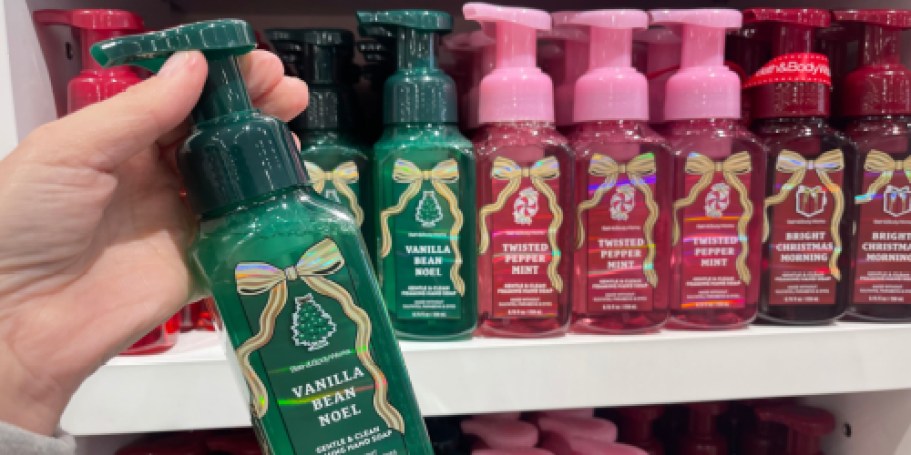HURRY! Bath & Body Works Hand Soaps Just $2.95 Until 2PM ET