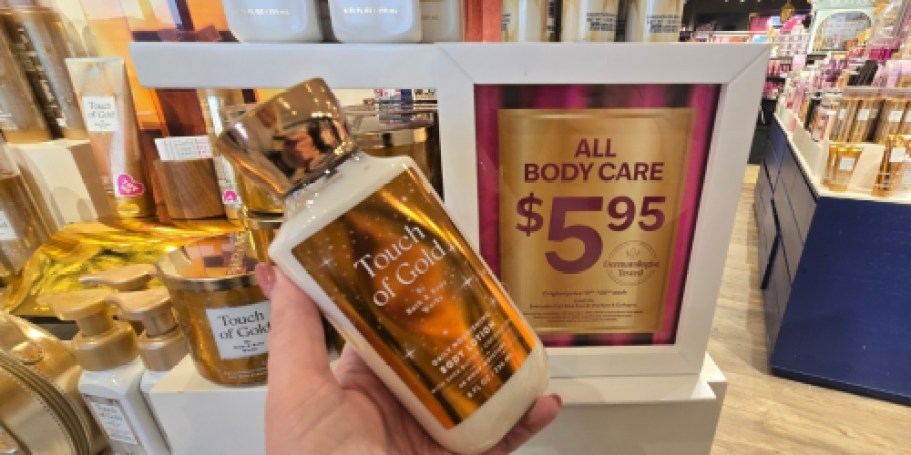 Today ONLY: All Bath & Body Works Body Care Only $5.95