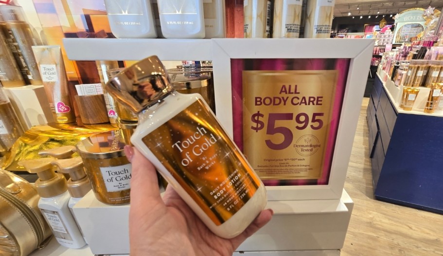 Today ONLY: All Bath & Body Works Body Care Only $5.95