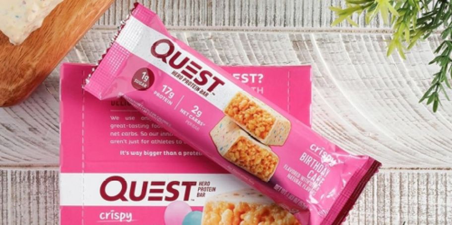 Quest Protein Bars 24-Count Only $30 Shipped on Amazon (Reg. $64)