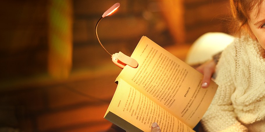 Rechargeable Clip-On Book Light Only $7 (Reg. $12)