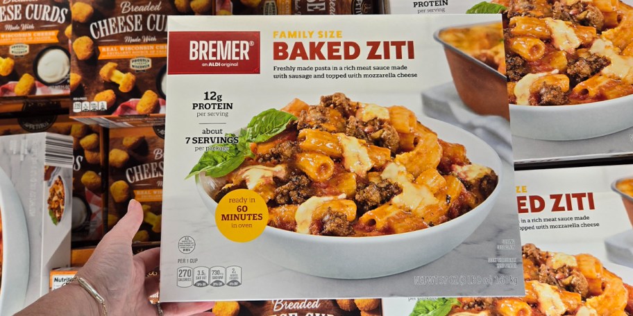box of baked ziti