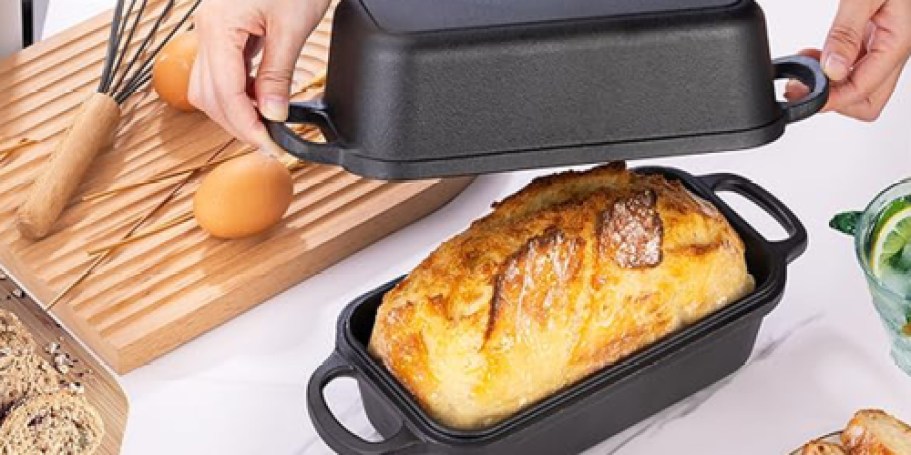 TWO Cast Iron Loaf Pans Just $25.59 Shipped w/ Amazon Prime | Perfect for Holiday Baking