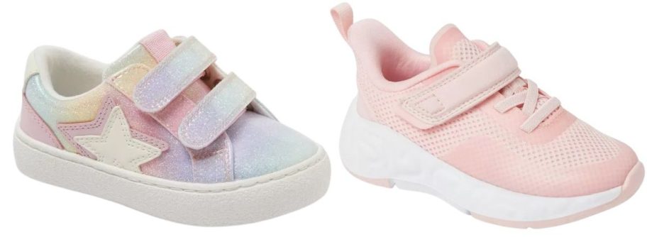 Cat & Jack Toddler Sora Glitter Star Pattern Sneakers and Peyton Performance Sneakers