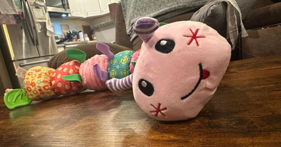 musical caterpillar on table