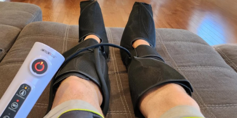Over 50% Off Highly Rated Leg Massager on Amazon | Helps Relieve Fatigue