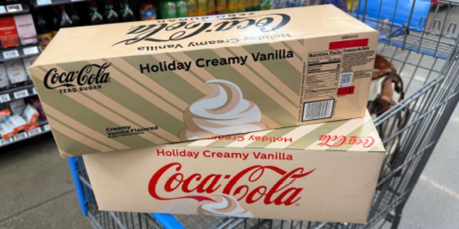 Stock Up Now! Holiday Creamy Vanilla Coca-Cola Is BACK at Walmart!