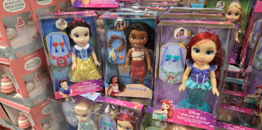 Disney Princess Dolls Just $19.98 on SamsClub.com (Includes Jewelry Set for Kids!)