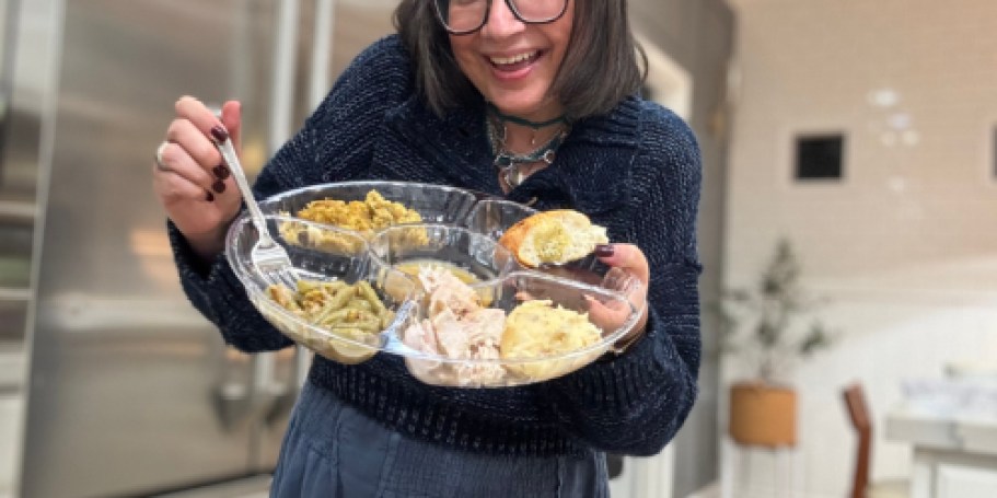 Don’t Love Your Food Touching? Dollar Tree Has $2 Trays You Need for the Holidays!