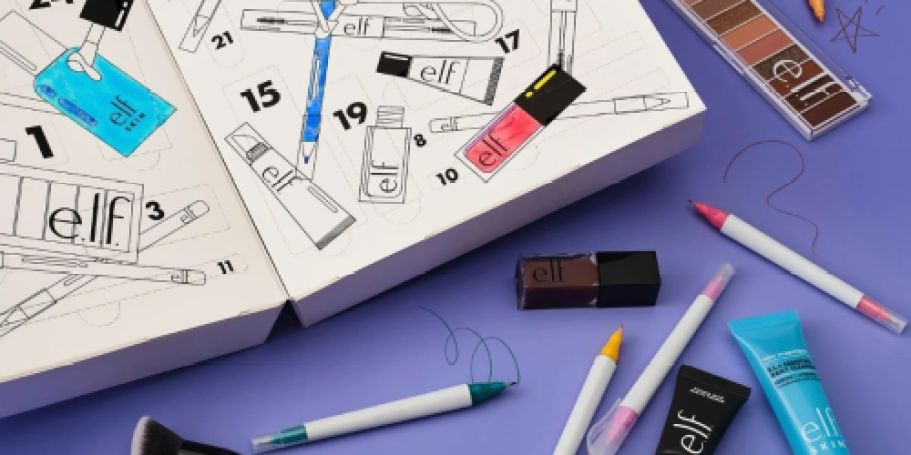 NEW e.l.f. 24-Day Beauty Advent Calendar Just $80.75 Shipped + FREE Clear Mascara!