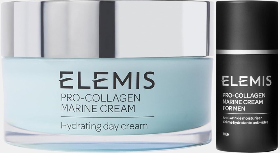 two different types of ELEMIS collagen creams