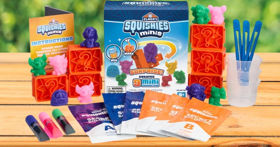 Elmer’s Squishies Minis Kit Just $8.64 on Amazon | Makes 9 Mystery Squishies