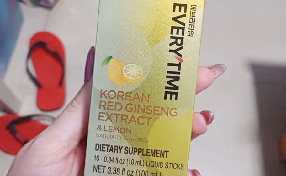 everytime red ginseng and lemon box 