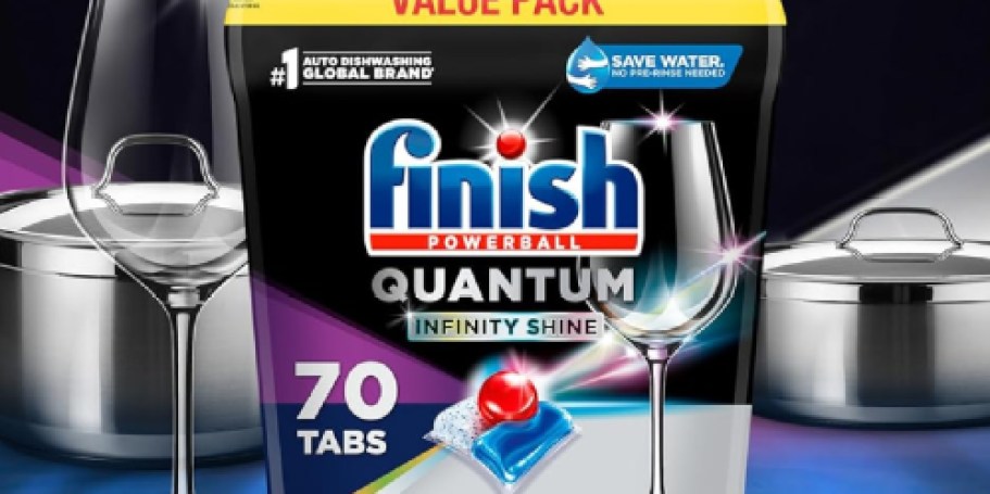Finish Quantum Infinity Dishwasher Pods 70-Count Just $12.59 Shipped on Amazon (Reg. $21)