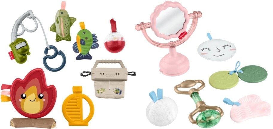 two sensory playsets