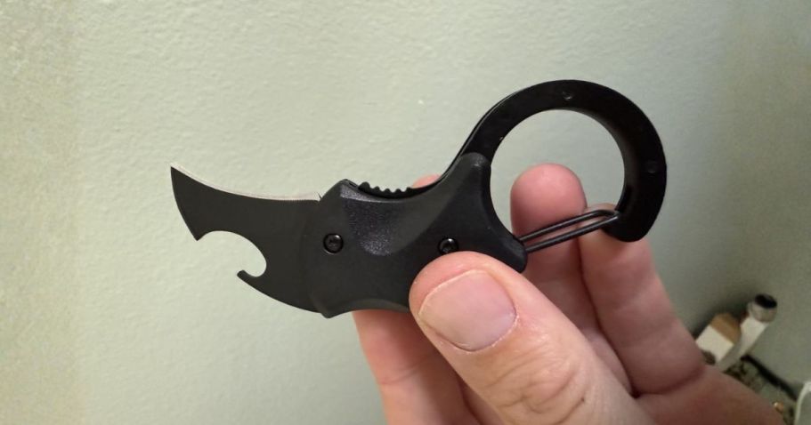 Folding Multitool Knife Keychain Only $3.49 on Amazon