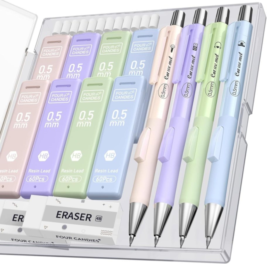 pastel colored pencil set