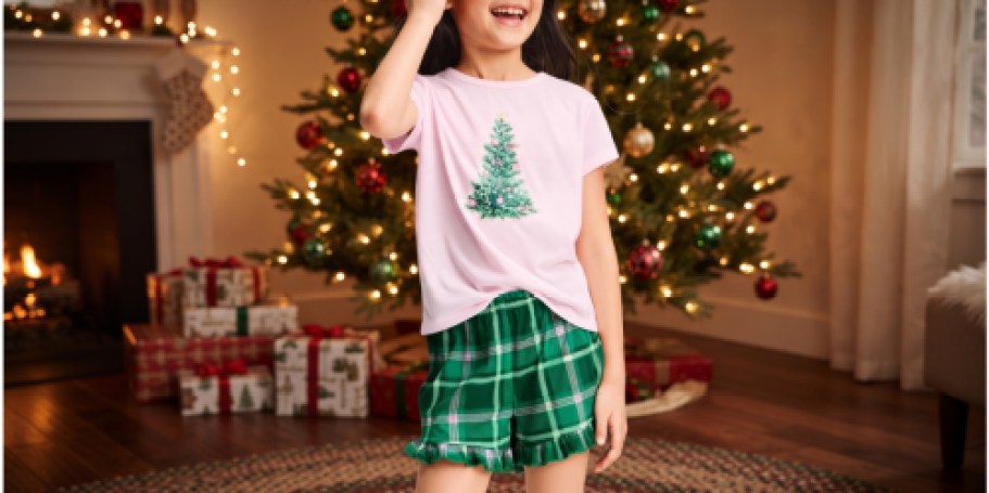 Cat & Jack Kids Christmas Pajamas 2-Piece Sets from $8 on Target.com