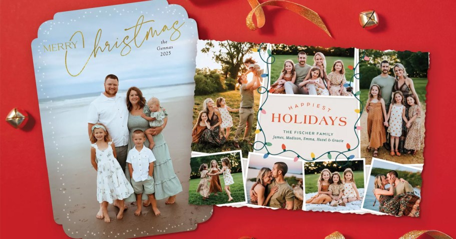 Up to 80% Off Custom Photo Christmas Cards | Prices From 41¢ Each – Today Only!