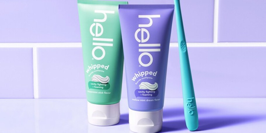 NEW hello Whipped Toothpaste Only $1.96 After Walmart Cash