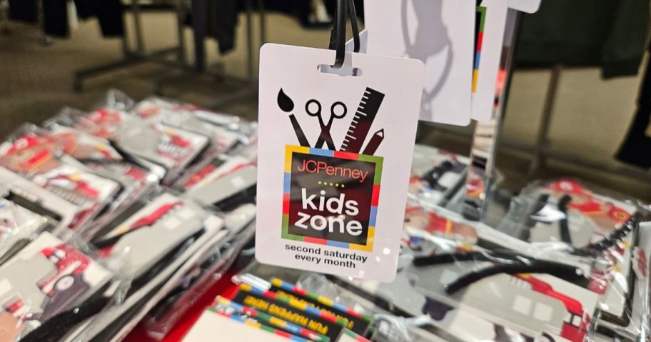 jcpenney kids zone lanyard in store