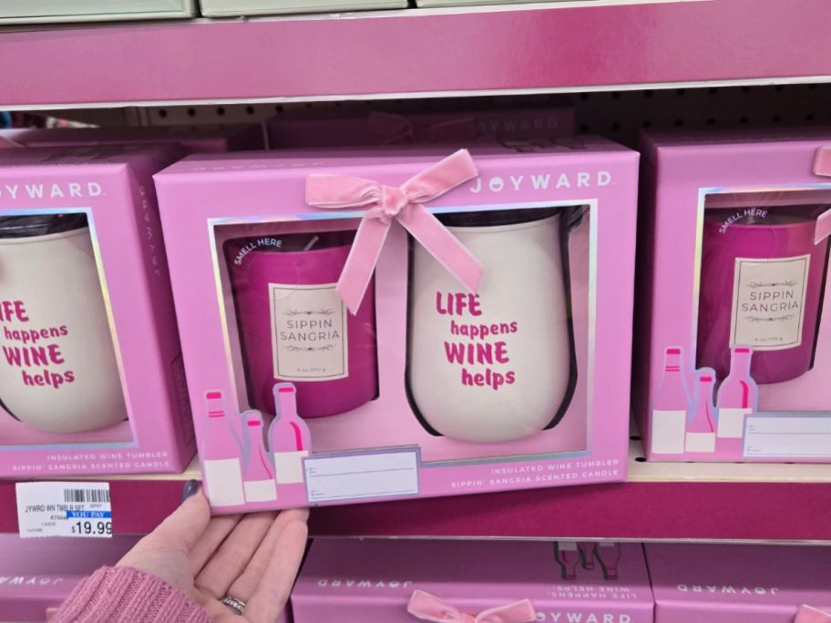 Joyward Life Happens Wine Helps Gift Set in store