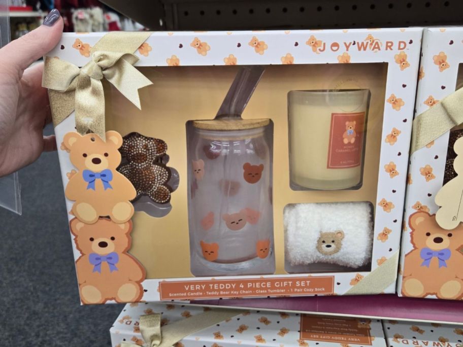Joyward Very Teddy 4-Piece Gift Set on shelf in store
