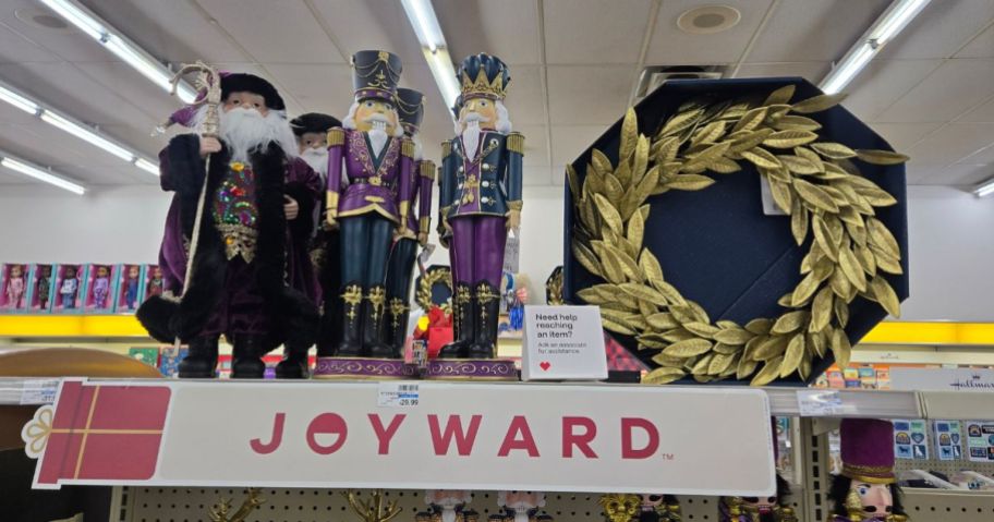 joyward decor on shelf in store