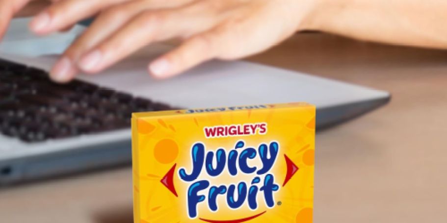 THREE Packs of Juicy Fruit Gum Only $2.36 Shipped on Amazon