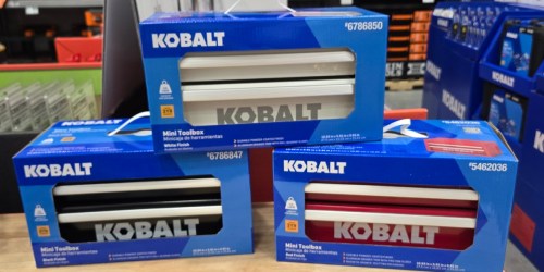 Kobalt Mini Tool Boxes Only $16.98 Shipped on Lowes.com (Reg. $32)