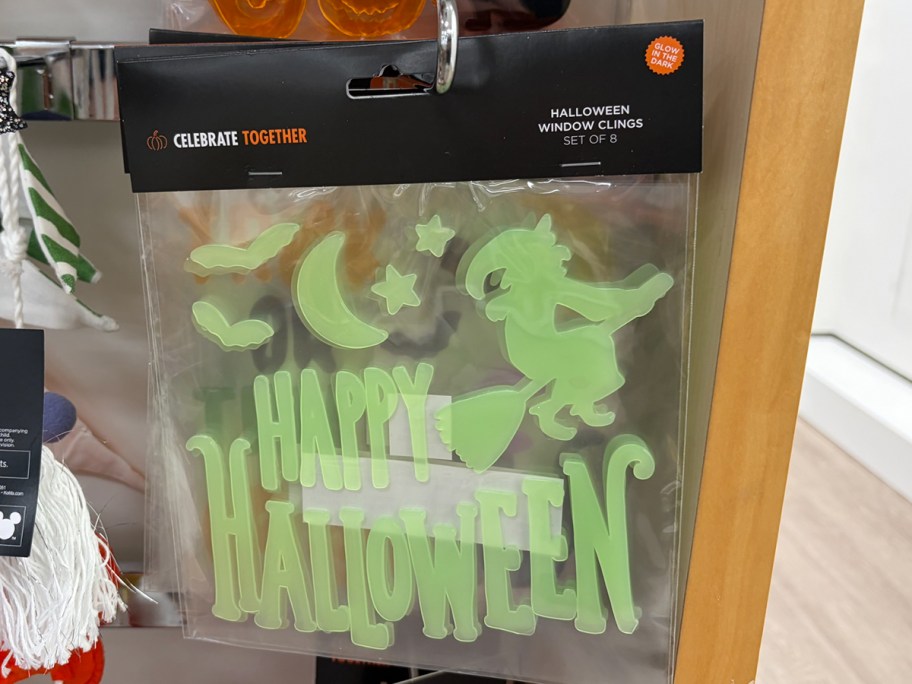 happy halloween window clings