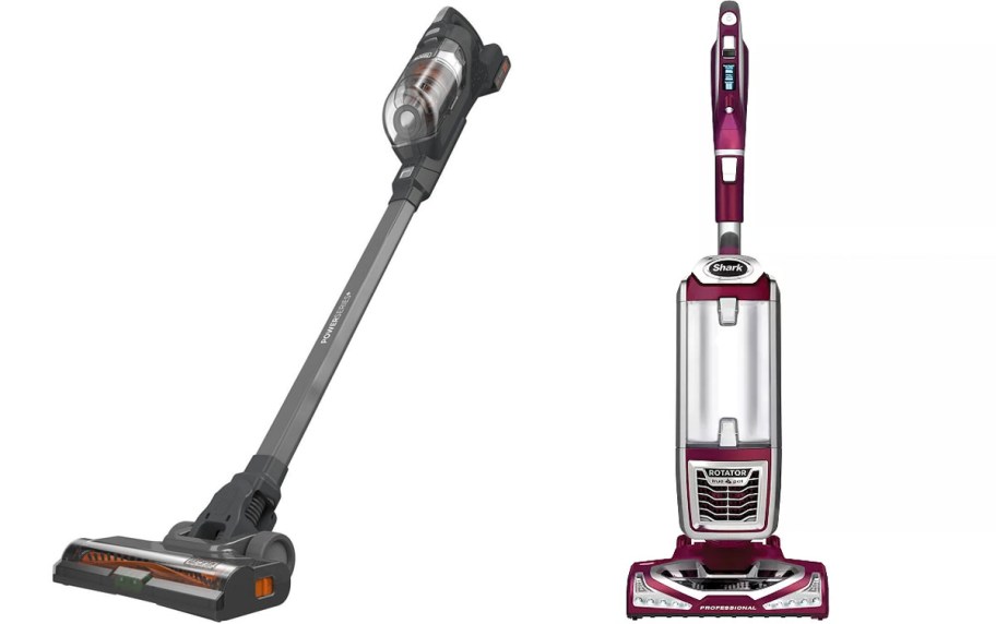 black and red vacuums 