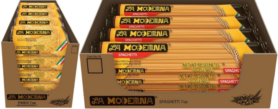 2 20 packs of fideo pasta and spagheti