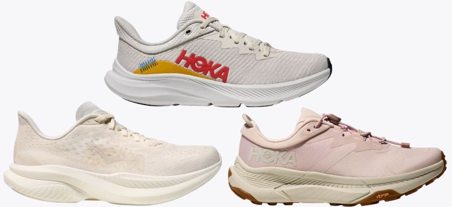 three hoka womens shoes