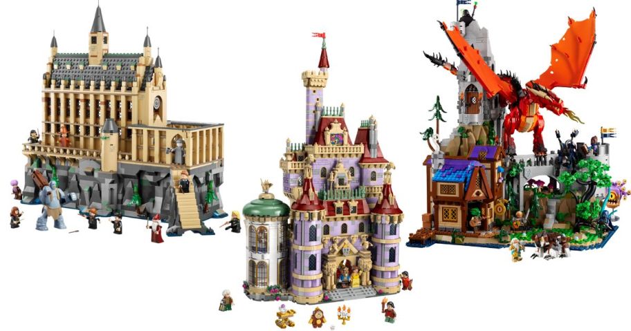 three lego sets