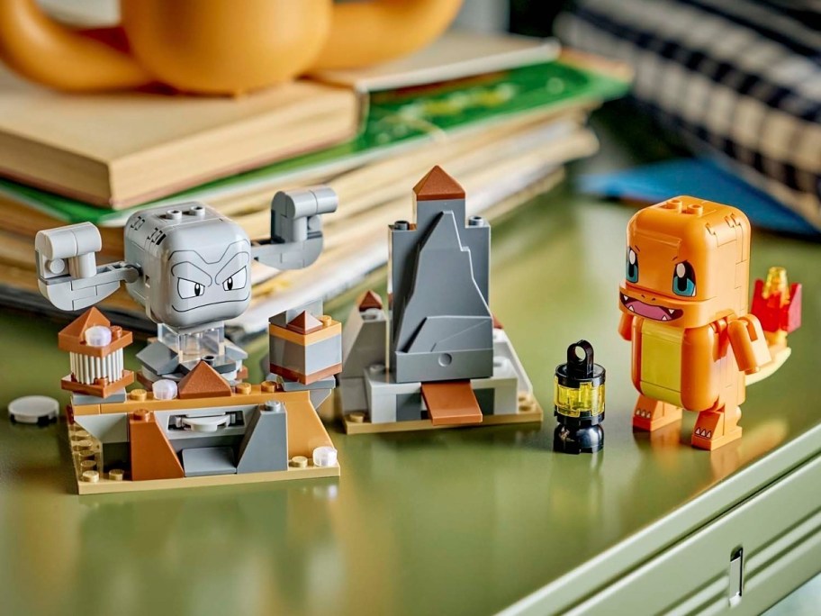 lego pokemon set on green table
