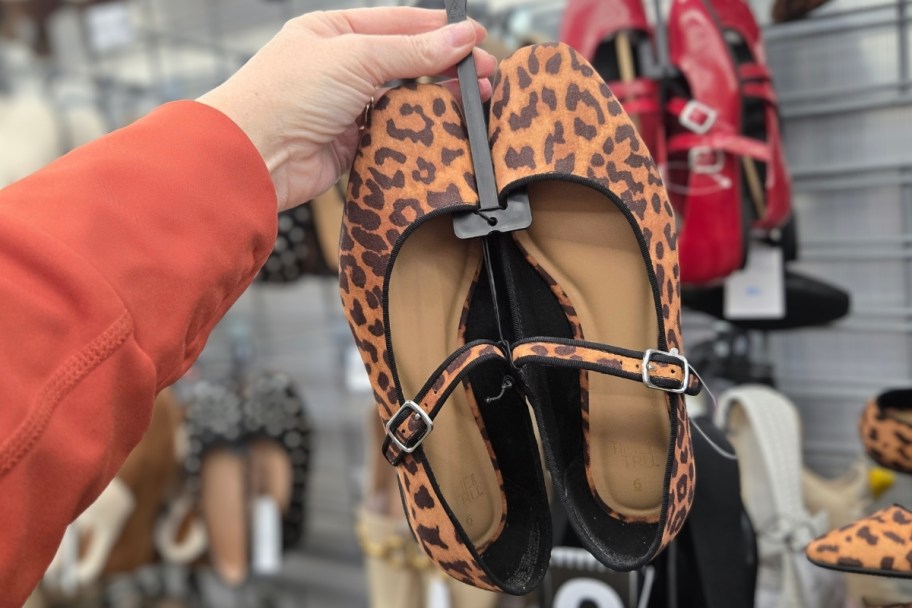 leopard print maryjanes