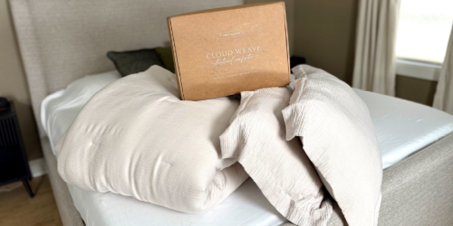 Emily Refreshed Her Entire Bedding Setup for Under $60 Shipped and It Looks So Luxe