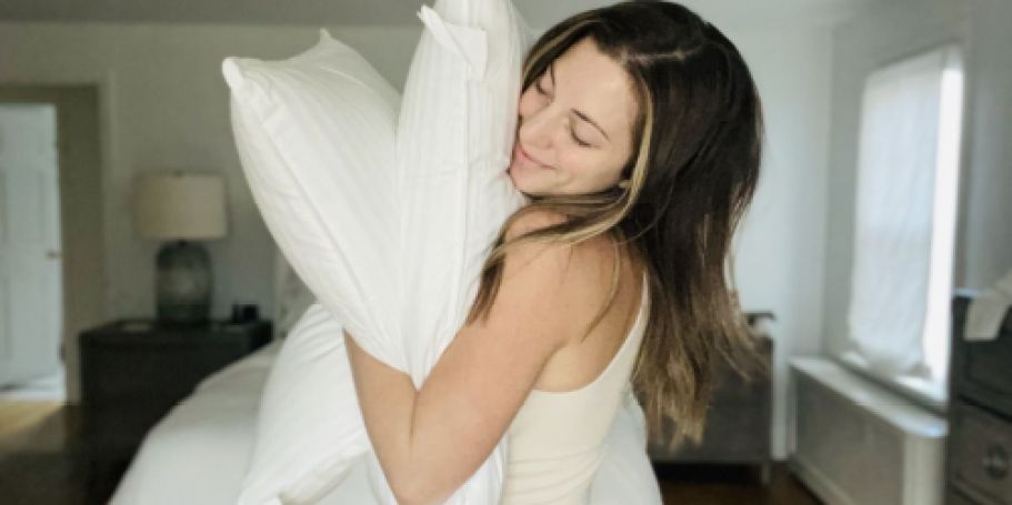 Two Linens & Hutch Plush Pillows Only $37 Shipped (Reg. $143)