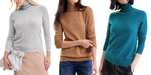 Women’s Cashmere Sweater Only $39.99 Shipped on Macys.com (Reg. $159)