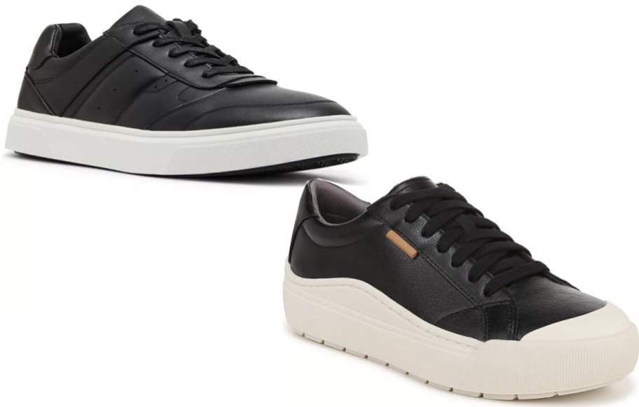 two black shoes