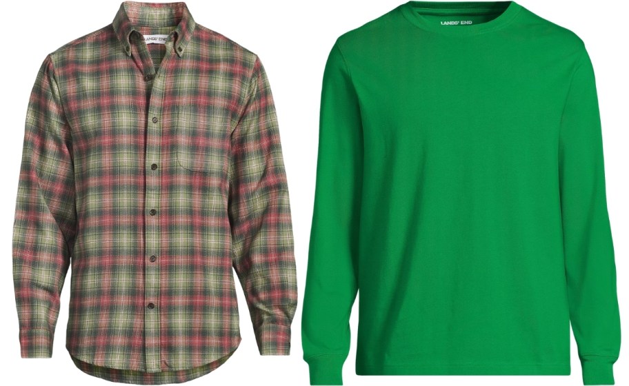 mens flannel and super t